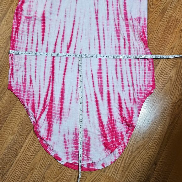 Livi Active Lane Bryant Women's Size 14/16 PinkTye Dye Maxi Dress EUC - Picture 11 of 12